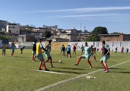 Guarani faz último treino na Arena Sicoob antes de viajar a Montes Claros, para decisão contra o North Guarani de Divinópolis treino