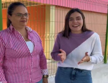 Reforma histórica em escola de Divinópolis é entregue com visita de deputada Lohanna; alunos comemoram estrutura digna