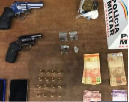 Homens armados são presos em baile funk; revólveres, haxixe e dinheiro foram apreendidos IMG-20250705-WA0022