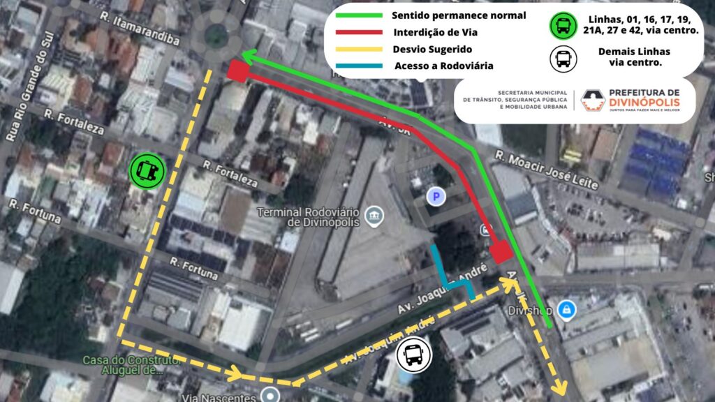 Obra na Avenida JK começa nesta segunda e interdita trânsito no sentido bairro-centro Obra na Avenida JK começa nesta segunda e interdita trânsito no sentido bairro-centro