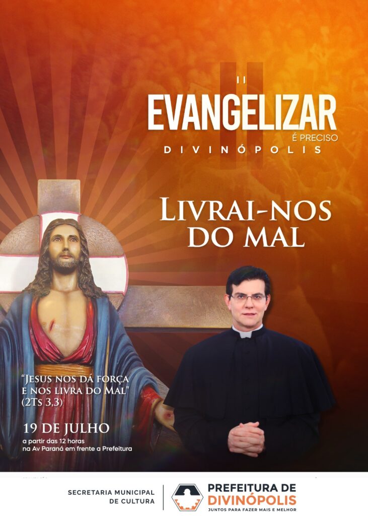 Fé, Cultura e Economia: Divinópolis recebe a 2ª edição do Evangelizar É Preciso com Padre Reginaldo Manzotti Fé, Cultura e Economia: Divinópolis recebe a 2ª edição do Evangelizar É Preciso com Padre Reginaldo Manzotti