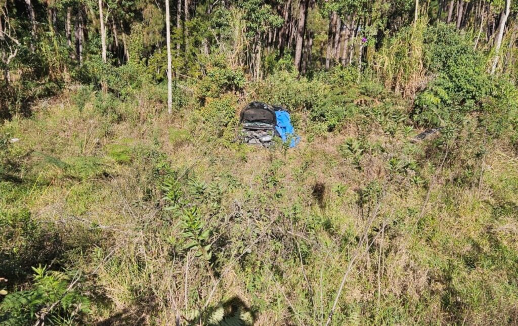 Policial reformado morre preso às ferragens após despencar em barranco de 50 metros em Juiz de Fora policial_reformado_morre-56439106