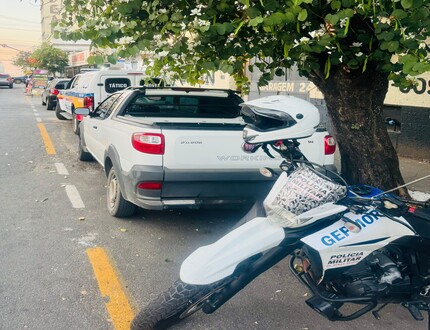Furto, fraude e flagrante: caminhonete sumida reaparece no Centro de Divinópolis com placas trocadas sit
