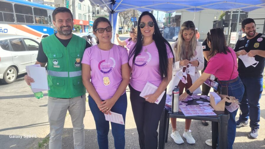 Agosto Lilás: Blitz educativa alerta sobre casos em Divinópolis