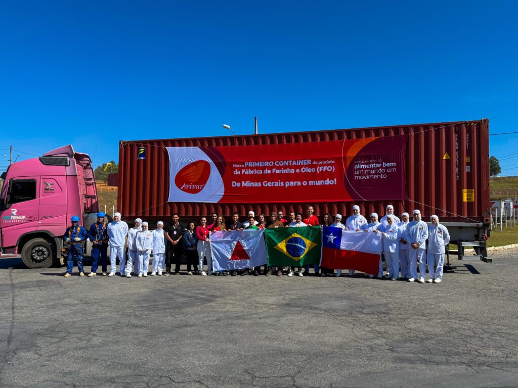 Avivar chega ao 41º país e celebra exportação para o Chile Avivar chega ao 41º país e celebra exportação para o Chile