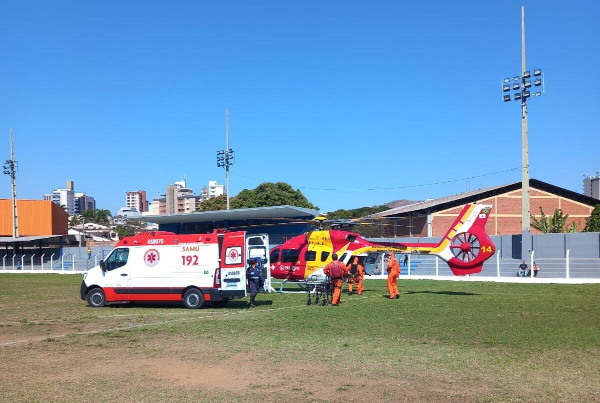 Explosão de pólvora deixa idoso em estado grave em Pará de Minas