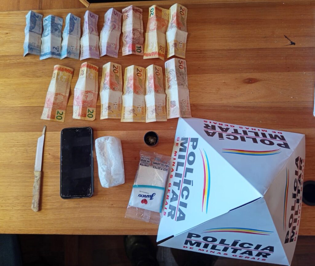 PM prende homem por tráfico de drogas após perseguição em Martinho Campos IMG-20250812-WA0033