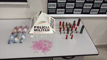 Residência usada como ponto de venda de drogas é alvo de operação da PM em Nova Serrana