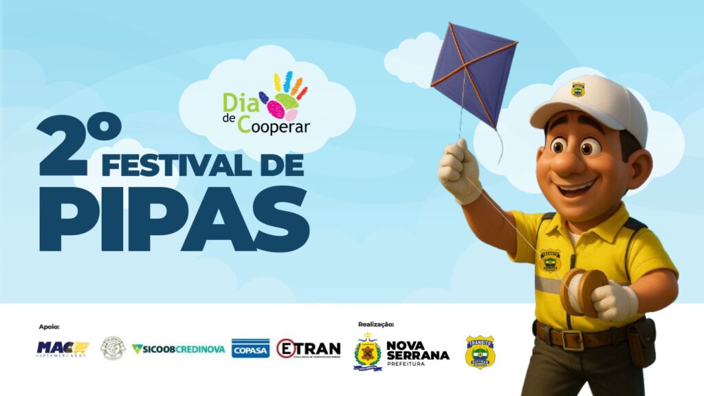 Nova Serrana promove festival de pipas contra o uso de cerol Nova Serrana promove festival de pipas contra o uso de cerol