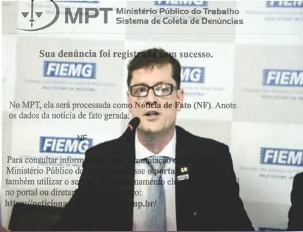 Presidente do SINDIJORI, Rodrigo Fernandes, é denunciado ao MPT/MG – Ministério Público do Trabalho e processado civil e criminalmente pelo Divinews
