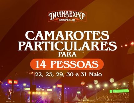 Sindicato Rural de Divinópolis inicia vendas dos camarotes particulares para a Divinaexpo 2026 Sindicato Rural de Divinópolis inicia vendas dos camarotes particulares para a Divinaexpo 2026
