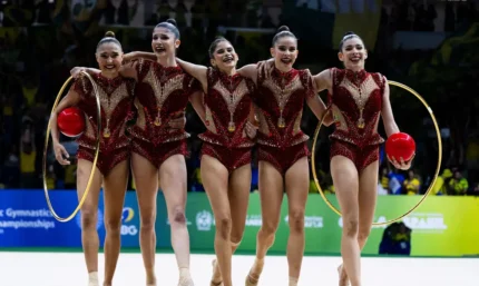 Brasil brilha no Mundial de Ginástica Rítmica e conquista duas pratas históricas