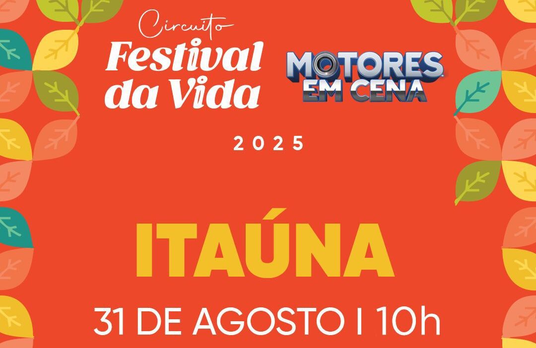 Itaúna recebe circuito festival da vida 2025 com cultura e diversidade