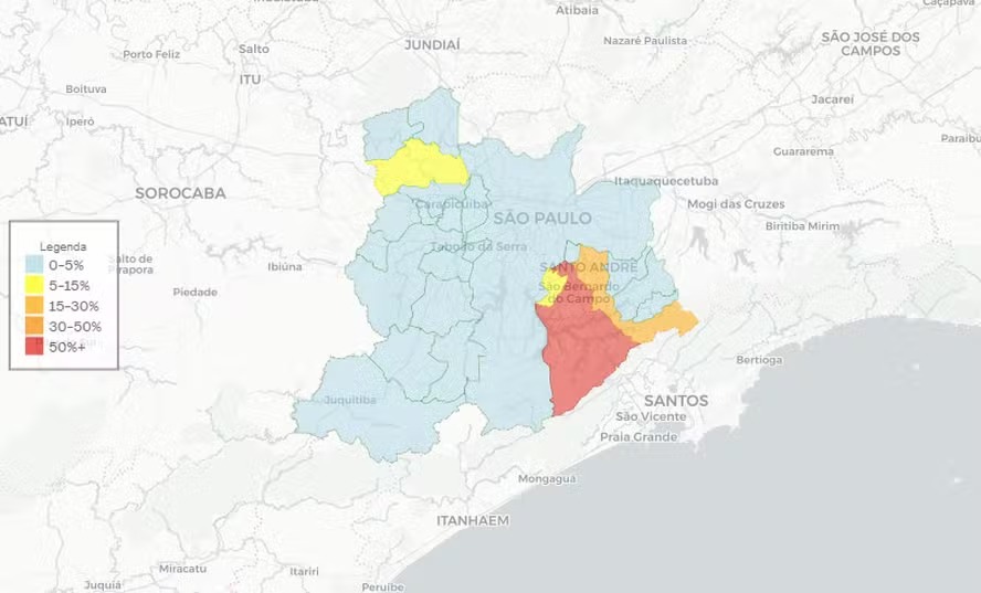 Apagão no estado de São Paulo deixa 75% de São Bernardo do Campo sem energia Apagão no estado de São Paulo deixa 75% de São Bernardo do Campo sem energia