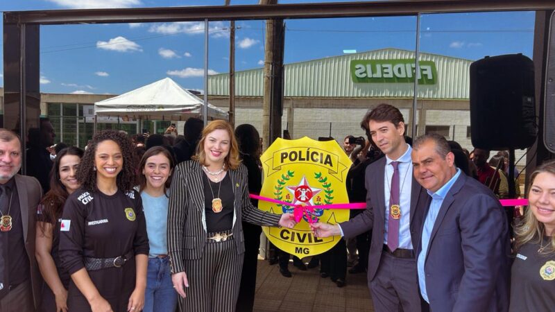 Bom Despacho inaugura Delegacia Especializada de Atendimento à Mulher com emenda da deputada Lohanna França