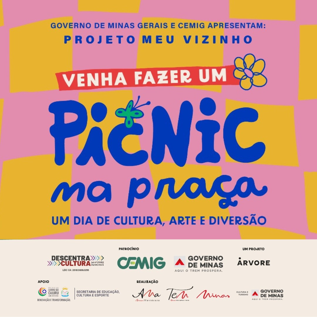 CEMIG patrocina ‘Pícnic na Praça’ em Carmo do Cajuru, via Lei de Incentivo á Cultura