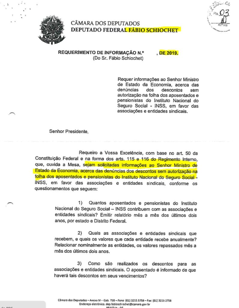 Oficio Deputado