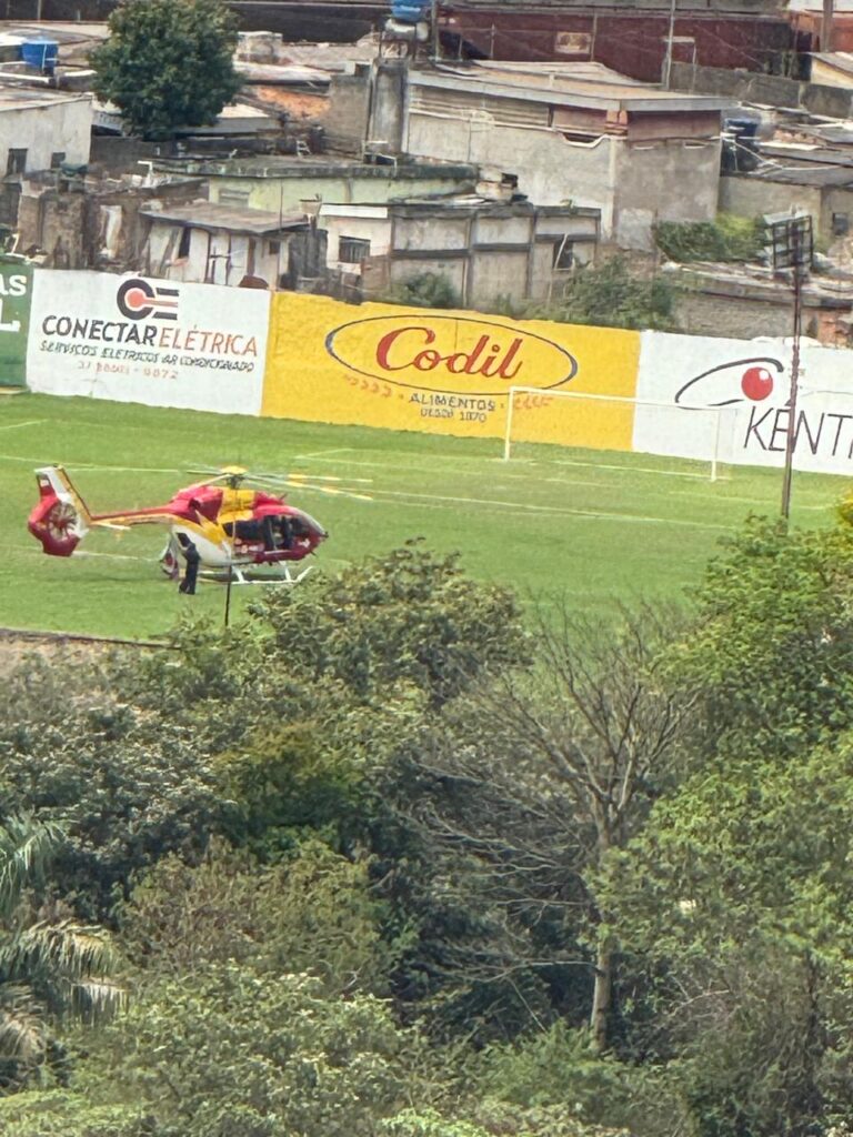 Explosão de galão de combustível fere idosa e mobiliza helicóptero em Divinópolis Samu