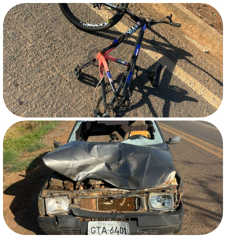 Acidente fatal na MGC-352: ciclista de 13 anos morre ao ser atingido por carro