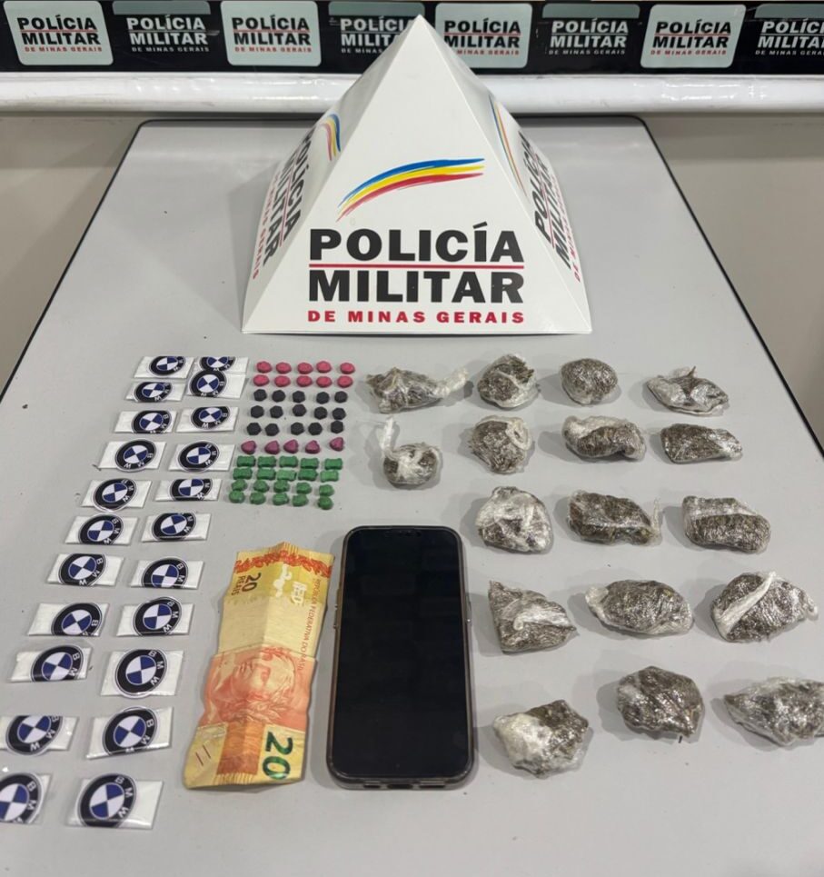Menores são flagrados em delivery de drogas e caem nas mãos da PM em Nova Serrana