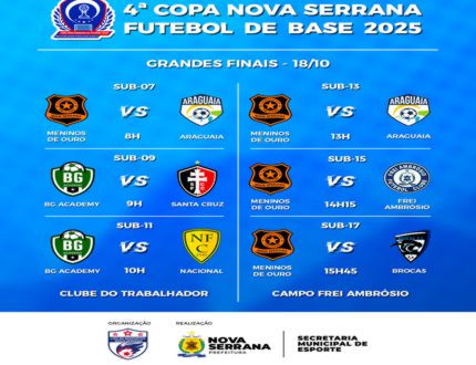 FINAIS - COPA NOVA SERRANA DE BASE 3