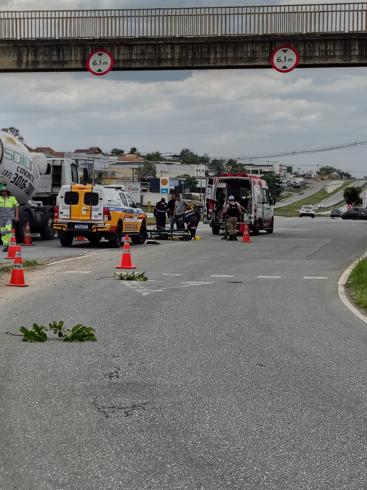 PMRV registra tentativa de autoextermínio na MG-050; homem de 43 anos foi resgatado com vida