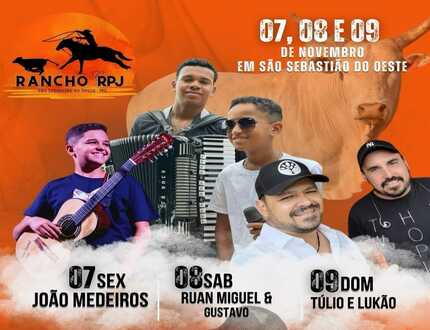 Rodeio movimenta São Sebastião do Oeste e reúne famílias em fim de semana de tradição