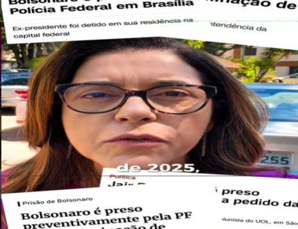 “Guarde essa data”: Gleide Andrade (PT) aponta fuga planejada e pede que prisão de Bolsonaro vire definitiva – vídeo