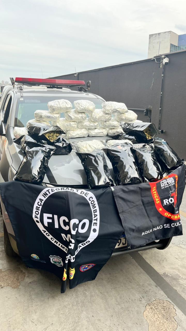 Mulher é flagrada com 30 kg de skunk em Igarapé