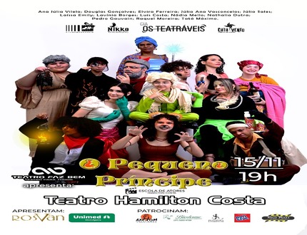 Divinópolis recebe o espetáculo “O Pequeno Príncipe” no Teatro Hamilton Costa neste sábado