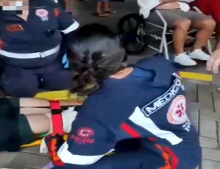 Temporal: Queda de árvore no Divinópolis Clube deixa quatro feridos, confirmam o SAMU e o Corpo de Bombeiros