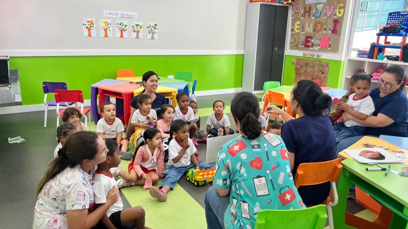 Escola Antonieta Fonseca dedica dia especial à saúde bucal e reforça cuidados entre alunos da educação infantil c2a127583d18da09fd72c79553f20a1c