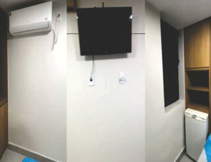 Sala onde Bolsonaro está preso tem TV, ar-condicionado e banheiro privativo; veja como é o espaço capa cela - 3