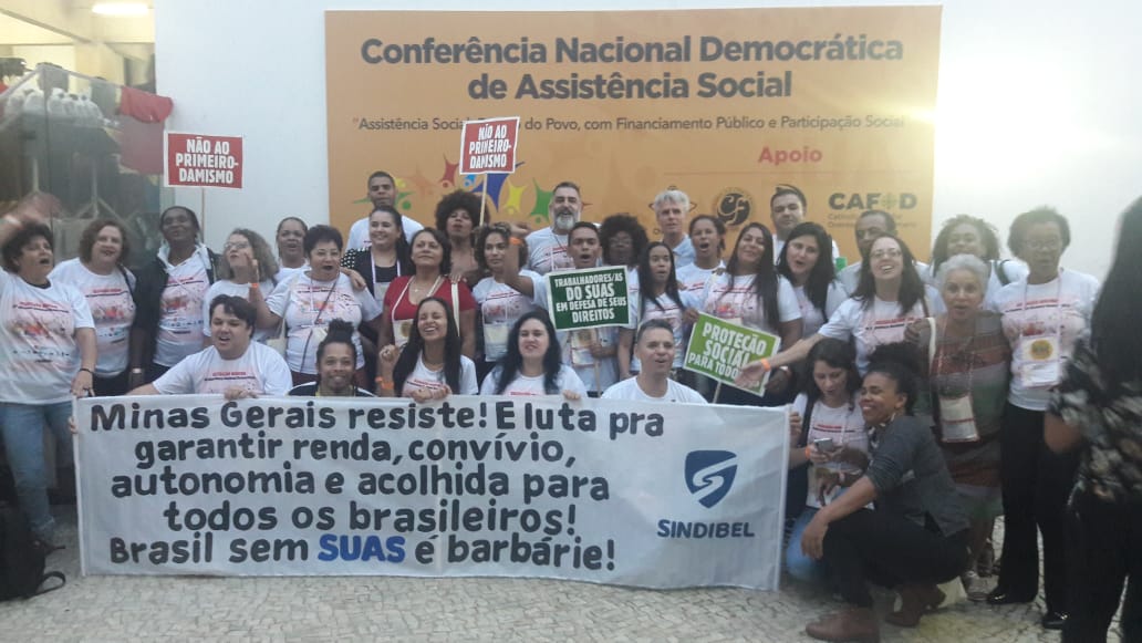 Carmo do Cajuru faz história e participa pela primeira vez da Conferência Nacional de Assistência Social em Brasília