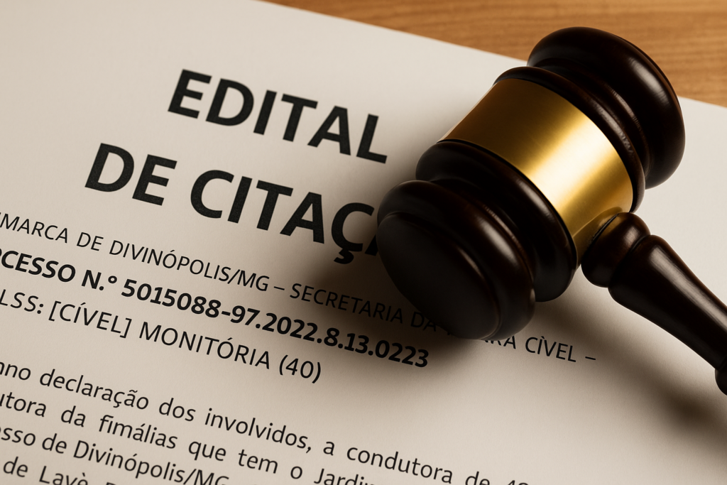 EDITAL DE CITAÇÃO em ação monitória de R$ 16,3 mil contra 'A. Peixoto da Silva ME' Edital
