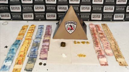 Homem apontado como distribuidor de drogas é preso pela PM durante operação no Alto São João de Deus, em Divinópolis