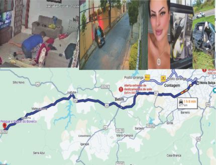 Surreal: Polícia Civil diz que homem matou Henay em Belo Horizonte, e dirigiu ao lado do corpo desde o bairro Nova Suiça e forjou acidente em Itaúna