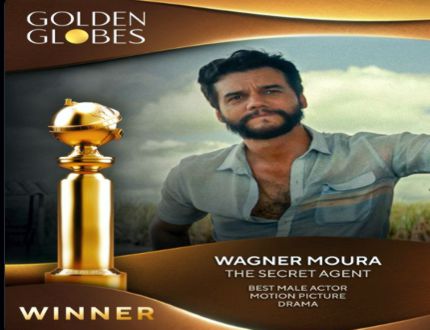Consagração internacional no Globo de Ouro: Wagner Moura é eleito Melhor Ator em Filme de Drama Wagner Moura