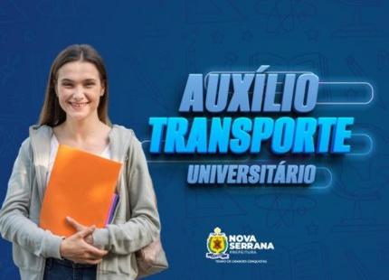 Inscrições para auxílio transporte universitário em Nova Serrana começam dia 2 de fevereiro pelo aplicativo Conecta