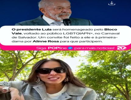Alinne Rosa, diva do LGBTQIAPN+ e fã do presidente Lula e da primeira-dama Janja agita pré-carnaval em Divinópolis
