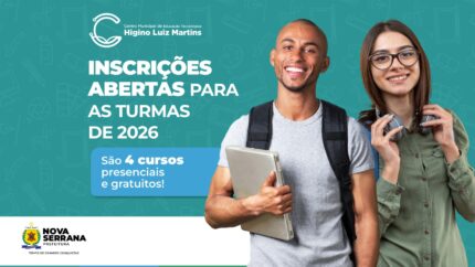 Nova Serrana Abre Inscrições Para Cursos Gratuitos De Informática, Inglês E Qualificação Profissional No CMET