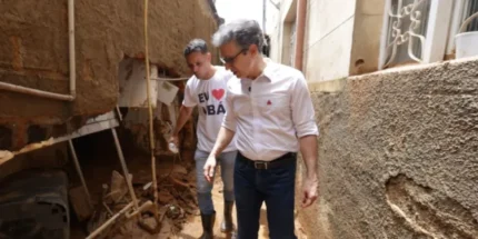 Zema visita Zona da Mata e coordena força-tarefa após chuvas deixarem rastro de morte e destruição