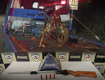 PM prende homem armado após perseguição em Rio Piracicaba MG