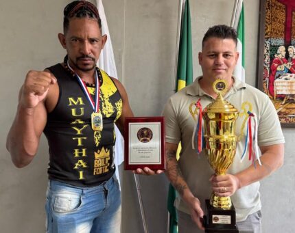 Cajuruense Ronivalter ‘Girafa’ conquista título internacional de kickboxing no Chile