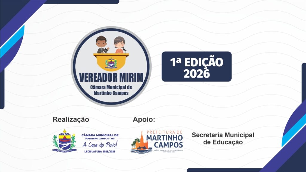 Câmara de Martinho Campos lança Programa Vereador Mirim 2026 para estudantes do Ensino Médio WhatsApp Image 2026-03-17 at 16.11.40