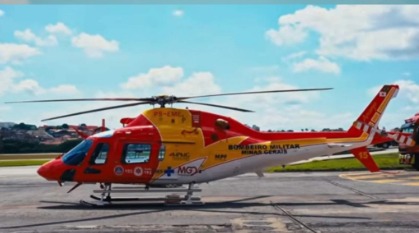 Helicóptero Arcanjo 15 de R$ 43 milhões chega a Minas com UTI e foco em resgates