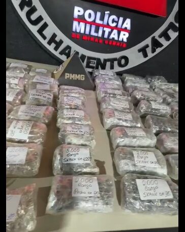 Carga com milhares de drogas sintéticas e crack é apreendida em Teófilo Otoni