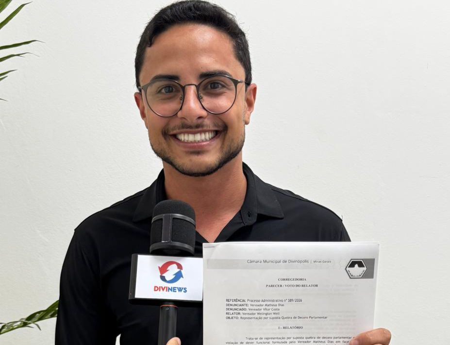 Divinópolis: Vereador Vitor Costa tem denúncia arquivada e fala em perseguição política
