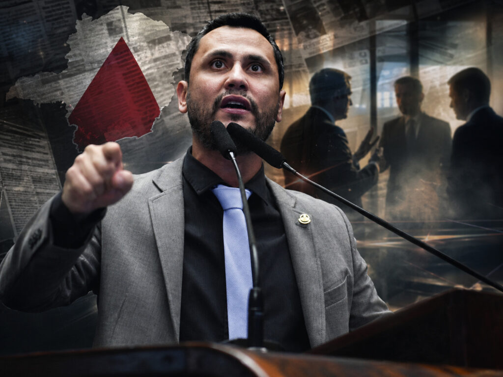 Entorno de Cleitinho desmente pressão de Bolsonaro para ele desistir ao governo de Minas e diz que pré-candidatura segue viva Cleitinho-matéria