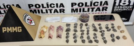 Itapecerica: PM apreende drogas e detém menor por tráfico